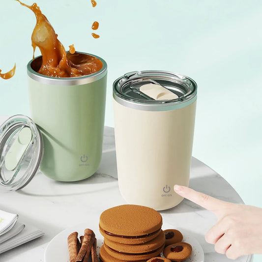 Automatic Self-Stirring Mug 304 Stainless Steel Rechargeable Magnetic Mug