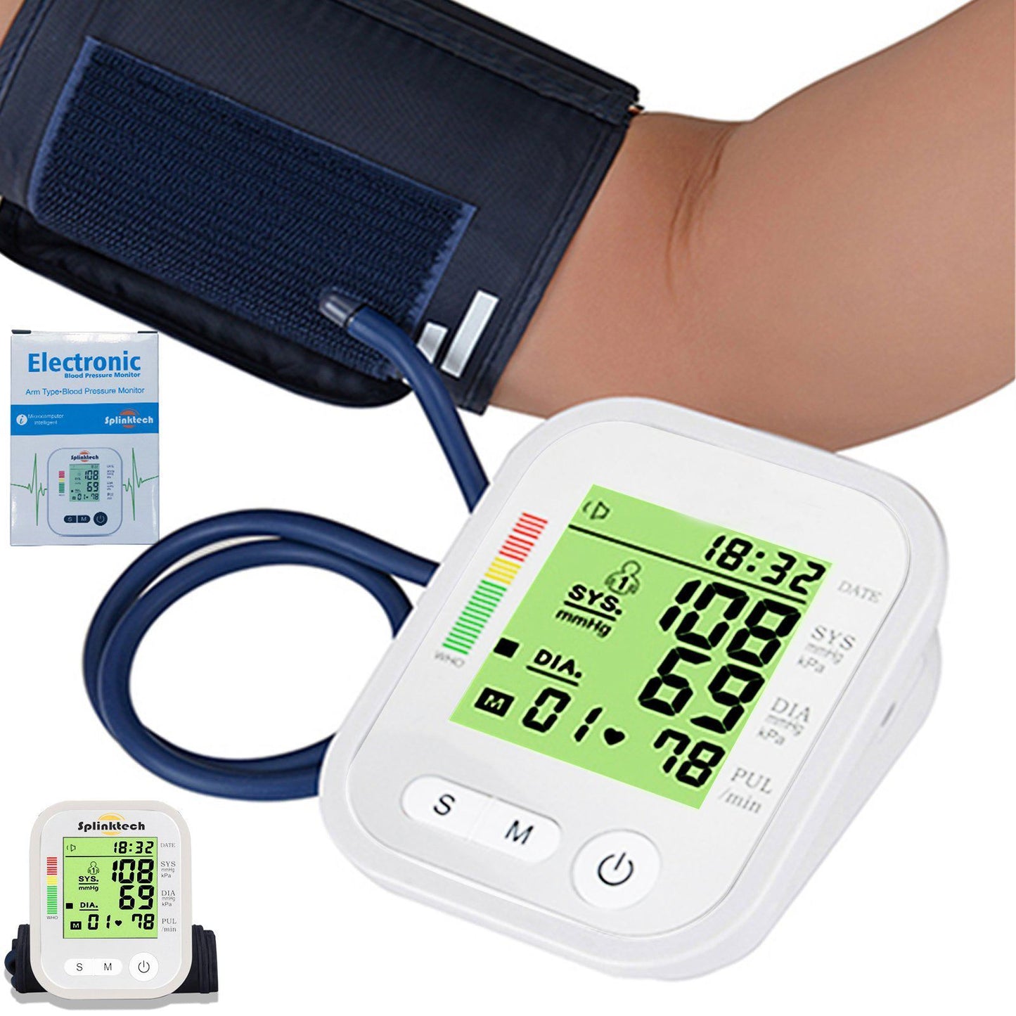 Medical Arm Blood Pressure Meter Tensiometers Tonometer