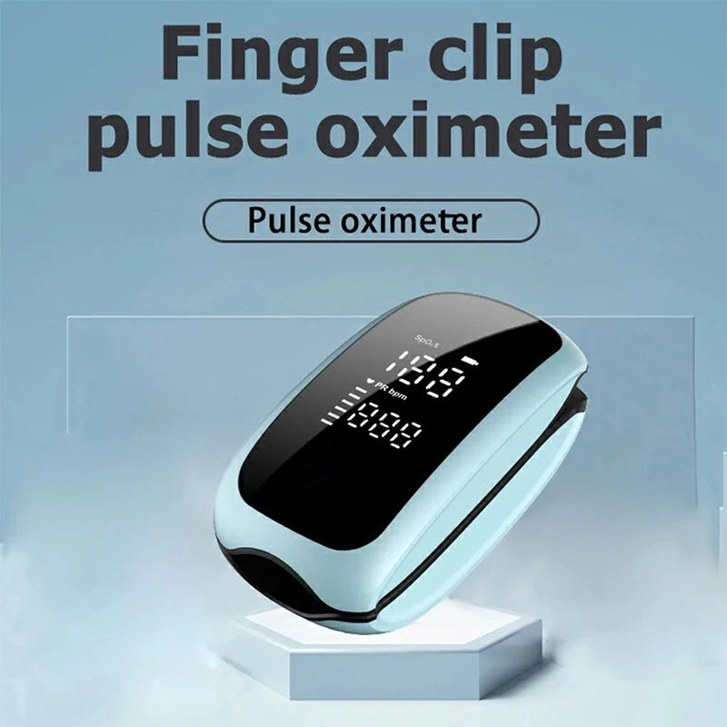 Recharge Finger Pulse Oximeter SpO2 Blood Oxygen Saturation Monitor