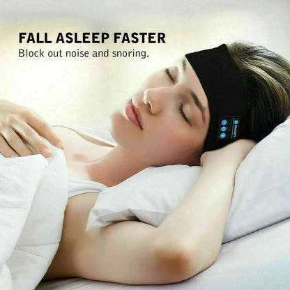 Wireless Bluetooth Earphone Sleeping Running Headband Stereo Earphones