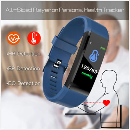 For Fitbit LCD Smartband Watch Fitness Tracke Heart Rate Blood Pressure