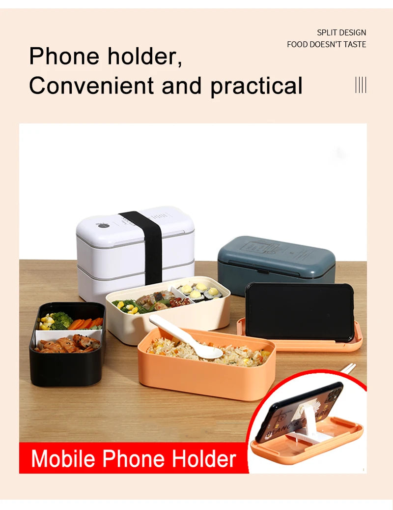 lunch box eco friendly food container bento Microwave heated lunch box for kids