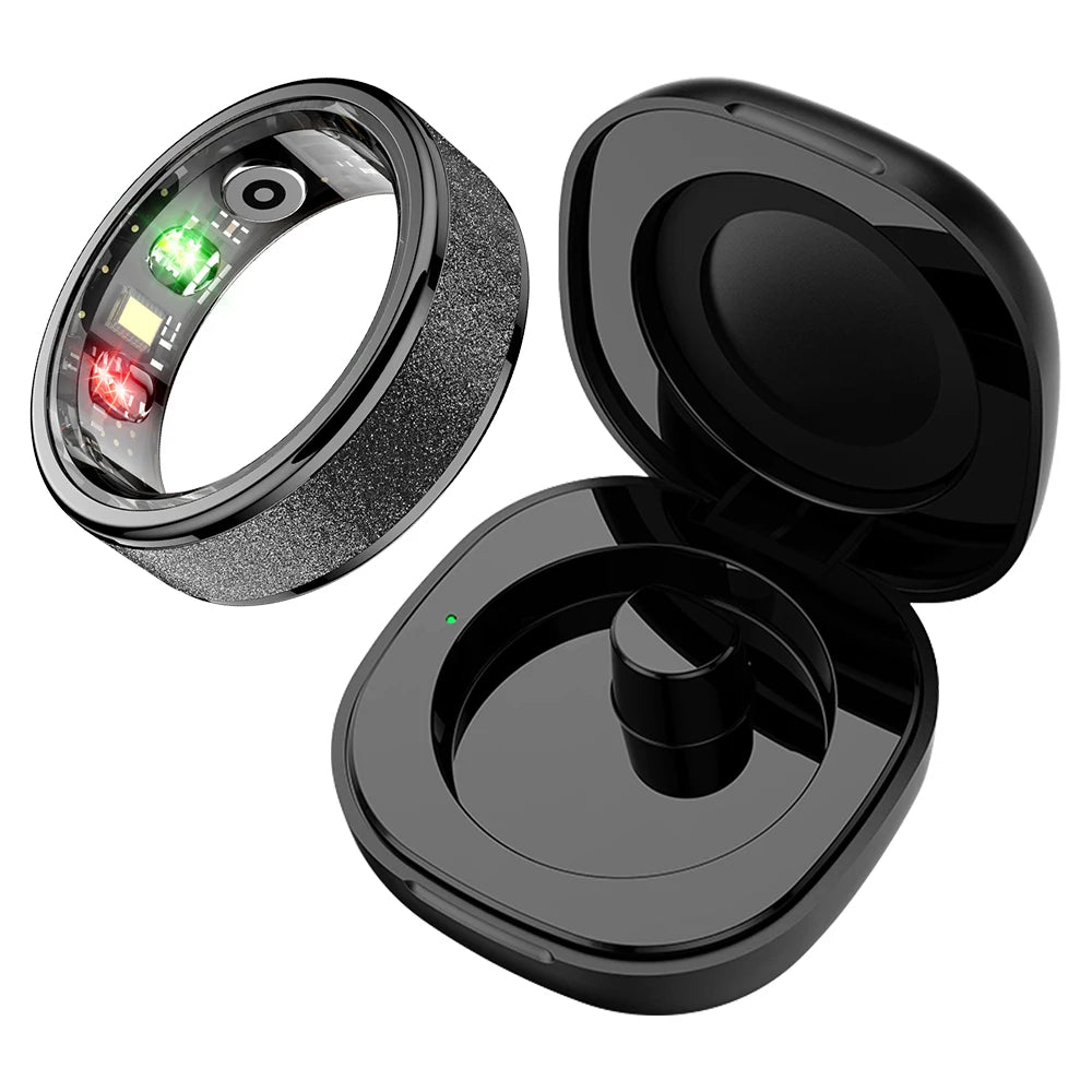 COLMI R10 Smart Ring with Charging Case for Men Women, Health and Sleep Monitor