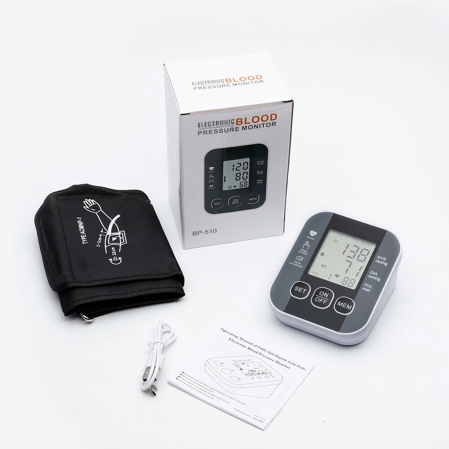 Medical Arm Blood Pressure Meter Tensiometers Tonometer