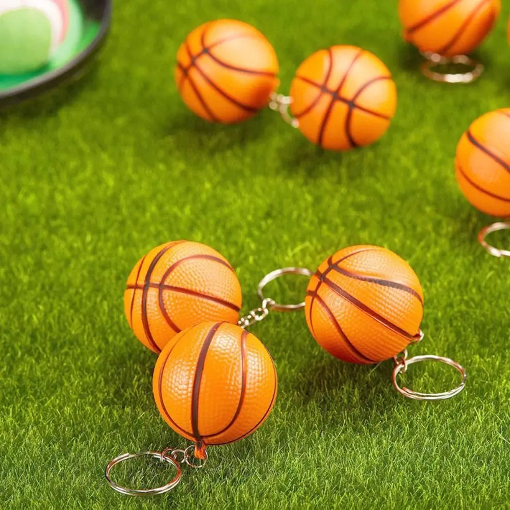 Basketball Ball Keychains For Party Favors, Basketball Stress Ball, Sports Centerpiece