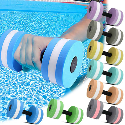 Multicolor Water Dumbbell Pool Exercise Floating Dumbbell Aquatic Exercise Equipment