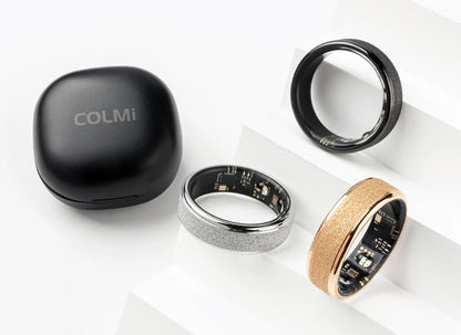 COLMI R10 Smart Ring with Charging Case for Men Women, Health and Sleep Monitor