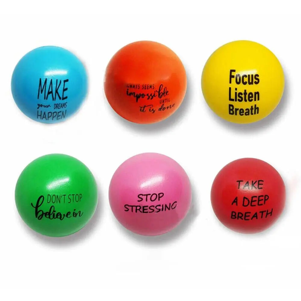 Hand Stress Ball Massage Finger Balls Motivational Stress Balls for Kids