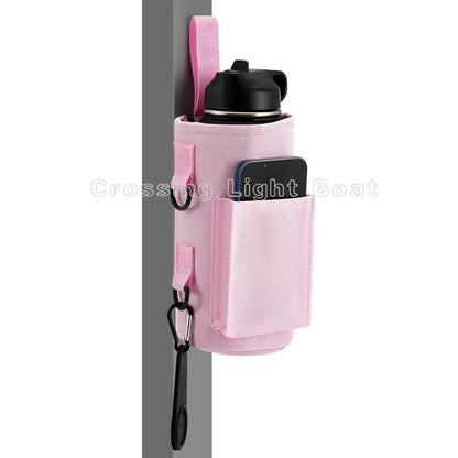 Magnetic Gym Water Bottle Bag Holder, Built-in Magnet for Easy Attachment