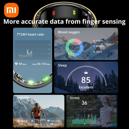 XIAOMI Smart Ring Bluetooth Health Monitoring Blood Oxygen Sleep Heart Rate