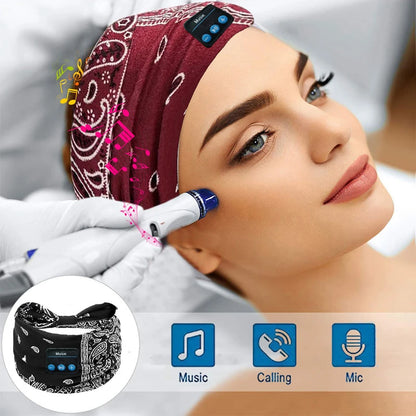 Wireless Bluetooth Earphone Headband Elastic Sports Music Headphones