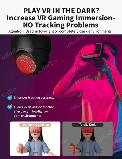 VR IR Illuminator for Meta Quest Enhance Hand Tracking Reduce Drift Infrared Light