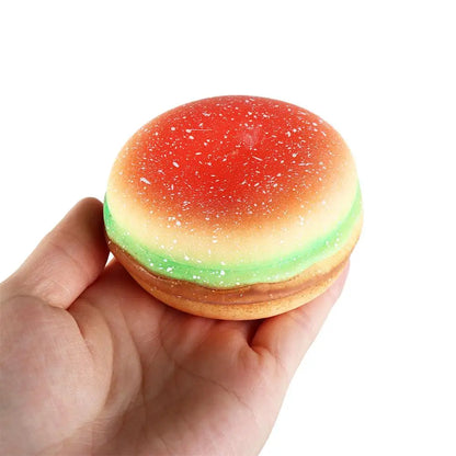 Squishy Hamburger Stress Ball Autism Sensory Toy Stress & Anxiety Relief Fidget Toys