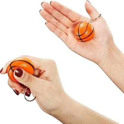 Basketball Ball Keychains For Party Favors, Basketball Stress Ball, Sports Centerpiece