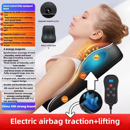 Manufacturer Direct Electric Shiatsu Head Neck Cervical Ttraction Body Massager