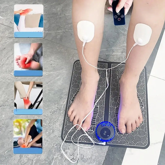 Foot Massager Stimulation Pad Electric Foot Massage With Remote Relieve Foot Pressure