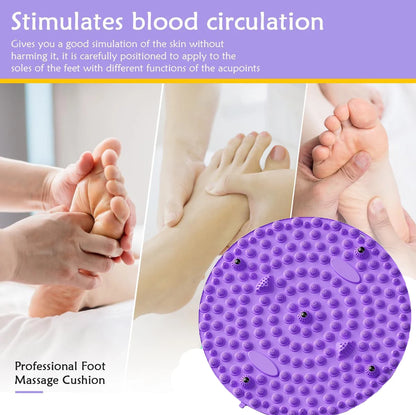 Magnetic Foot Massage Pad TPE Acupressure Yoga Mat Finger Pressure Massager Tools