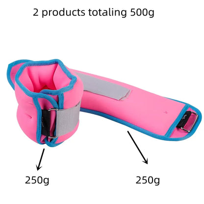 Fitness Equipment Gym Ankle Sandbag D-ring Adjustable Ankle Weight For Dance