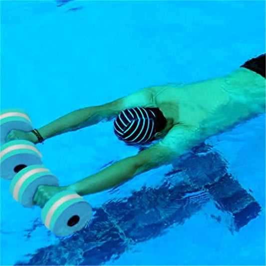 Multicolor Water Dumbbell Pool Exercise Floating Dumbbell Aquatic Exercise Equipment