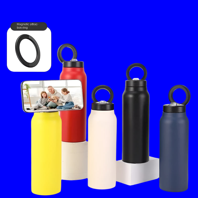 Magnetic grip bottle