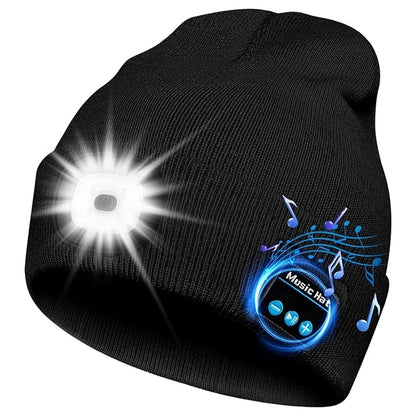 Outdoor Sport Wireless Headphone Knit Hat Beanie Earphone Bluetooth Speaker