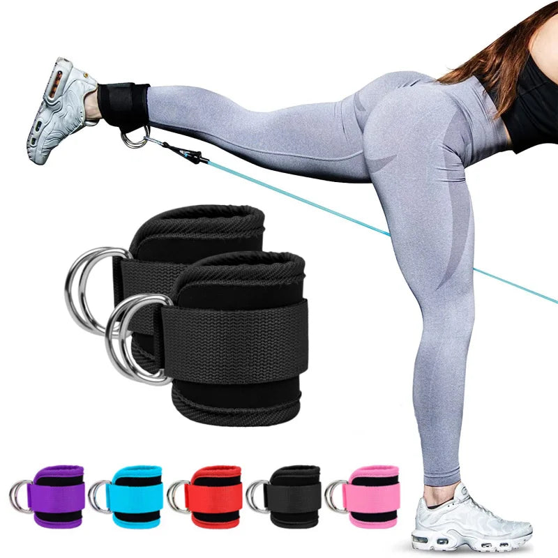 Ankle Strap Resistance Bands Hip Leg Strength Pull Rope Fitness Elastic Training Home