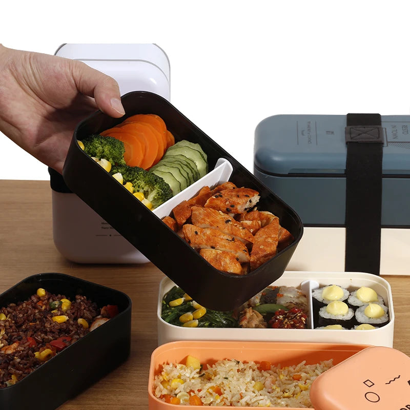 lunch box eco friendly food container bento Microwave heated lunch box for kids