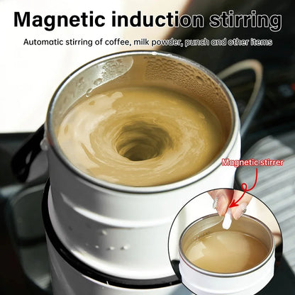 Portable Car Heating Cup Electric Kettle 304 LED Smart Temperature Control Warmer