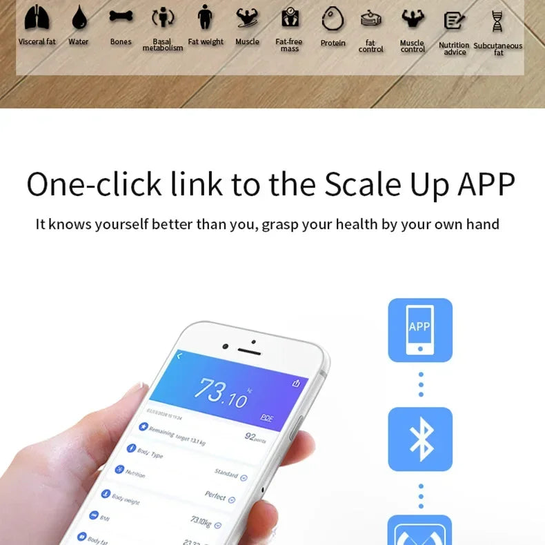 Electronic Scale Smart Bluetooth Weighing Human Charging Simple Weight Scale