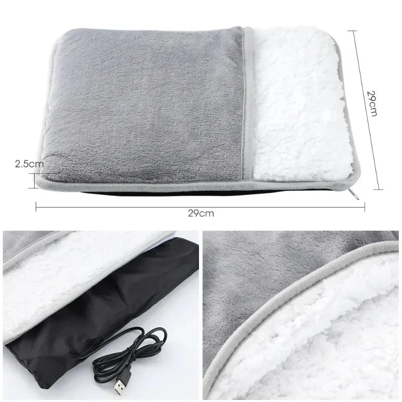 Constant temperature heating foot warmer, USB plug, abdominal and waist heating pad