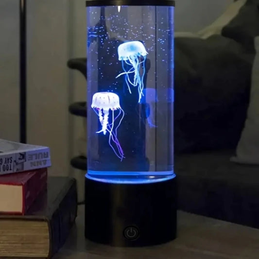 Jellyfish Lava Lamp, Aquarium Ocean Night Lights, LED Jellyfish Mood Lights