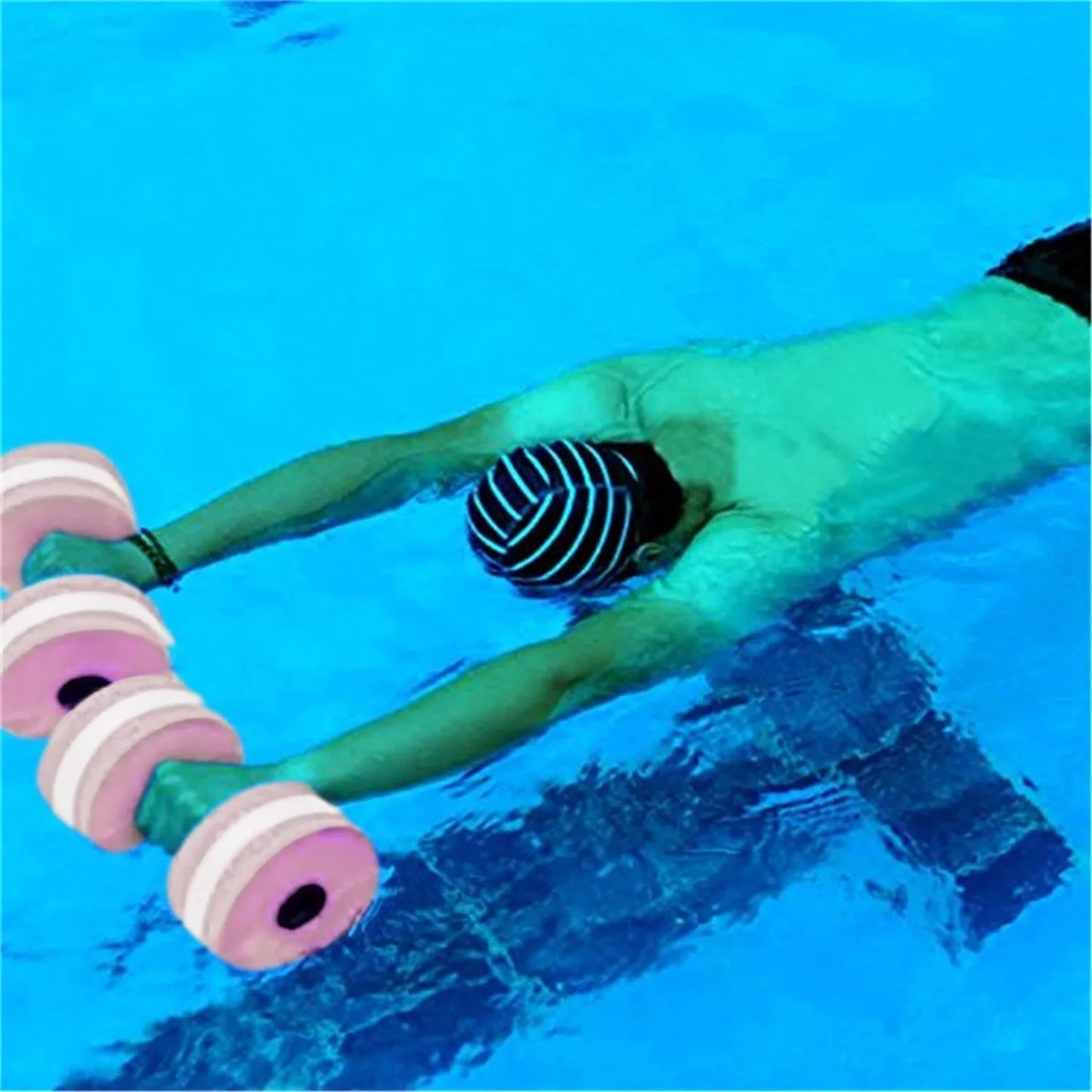 Multicolor Water Dumbbell Pool Exercise Floating Dumbbell Aquatic Exercise Equipment