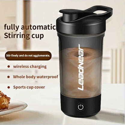 Self-Stirring Shaker Cup USB Charging Shaker Cup for Protein Shake Meal Replacement