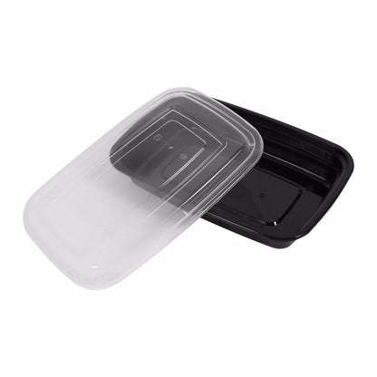 Plastic Reusable Bento Box Meal Storage Food Prep Lunch Box Compartment