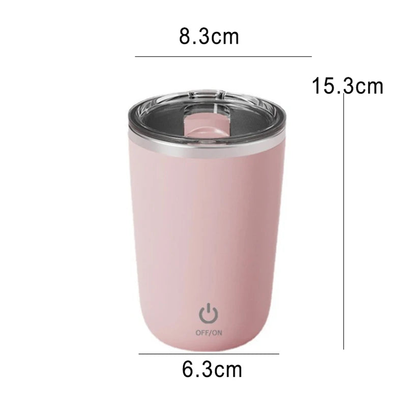 Automatic Self-Stirring Mug 304 Stainless Steel Rechargeable  Magnetic Mug