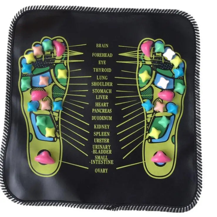 Foot Massage Mat Acupressure Relax Massage Pad Trigger Point Heath Therapy