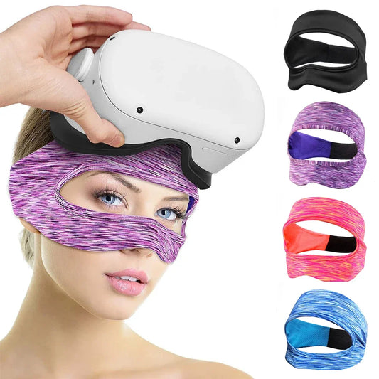 VR Accessories Eye Mask Cover Breathable Sweat Band Padding with  Reality Headsets