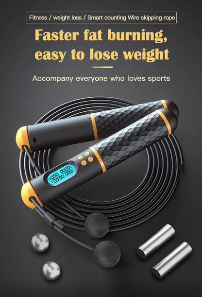 Multifun Skipping Rope With Digital Counter Speed Professional Ball Bearings