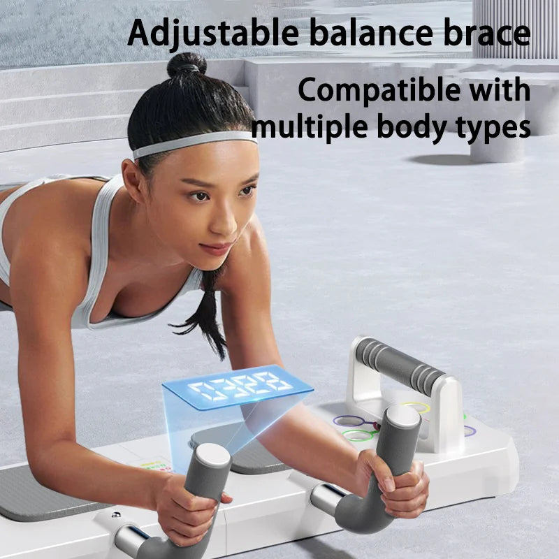 Push Up Stand Flat Support Trainer for Chest and Abdominal Muscles, Multifunctional