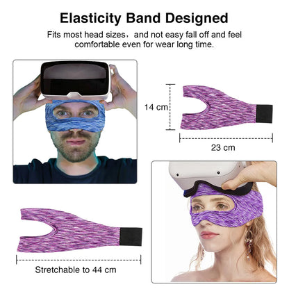 VR Accessories Eye Mask Cover Breathable Sweat Band Padding with  Reality Headsets