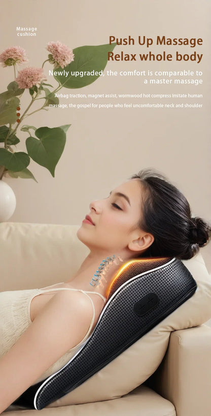 Manufacturer Direct Electric Shiatsu Head Neck Cervical Ttraction Body Massager