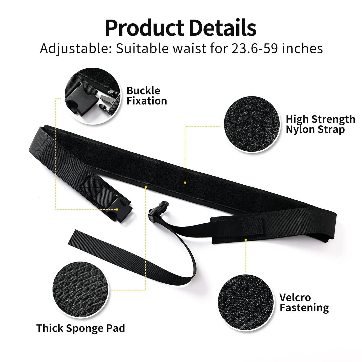 Hip Thrust Belt Pad for Dumbbells Kettlebells Weights Training Accessories