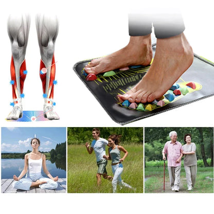 Foot Massage Mat Acupressure Relax Massage Pad Trigger Point Heath Therapy