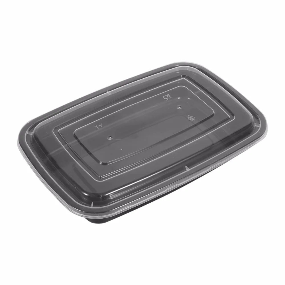 Plastic Reusable Bento Box Meal Storage Food Prep Lunch Box Compartment