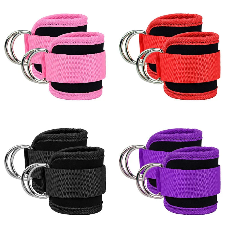 Ankle Strap Resistance Bands Hip Leg Strength Pull Rope Fitness Elastic Training Home