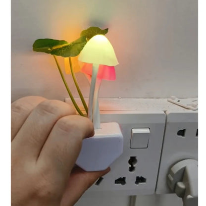 Novelty Mushroom Fungus Night Light EU & US Plug Light Sensor Night Lights