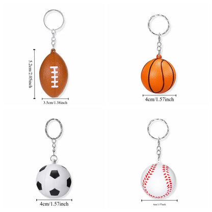 Basketball Ball Keychains For Party Favors, Basketball Stress Ball, Sports Centerpiece