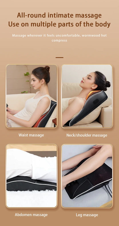 Manufacturer Direct Electric Shiatsu Head Neck Cervical Ttraction Body Massager