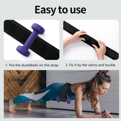 Hip Thrust Belt Pad for Dumbbells Kettlebells Weights Training Accessories