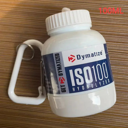 100ML Portable Protein Powder Bottle with Whey Keychain